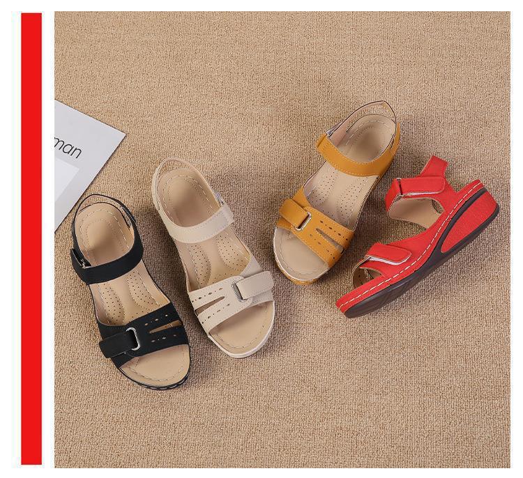 Roman Sandals in Red