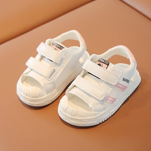一件代发宝宝网面凉鞋婴儿鞋男0-3岁学步鞋软底女宝宝学步鞋子潮2