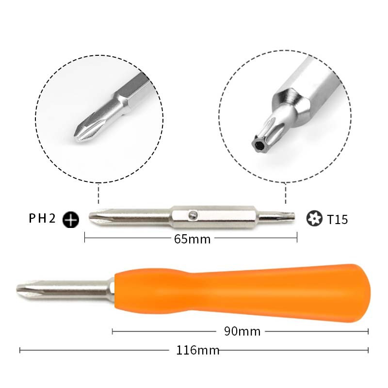 PH2 T15 구멍 (핸들 포함)