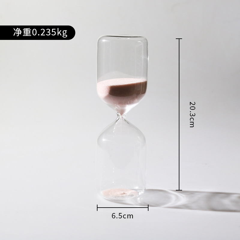 Directo de fábrica Nordic creativo temporizador de 10 minutos de vidrio personalizado salón decoraciones adornos de reloj de arena