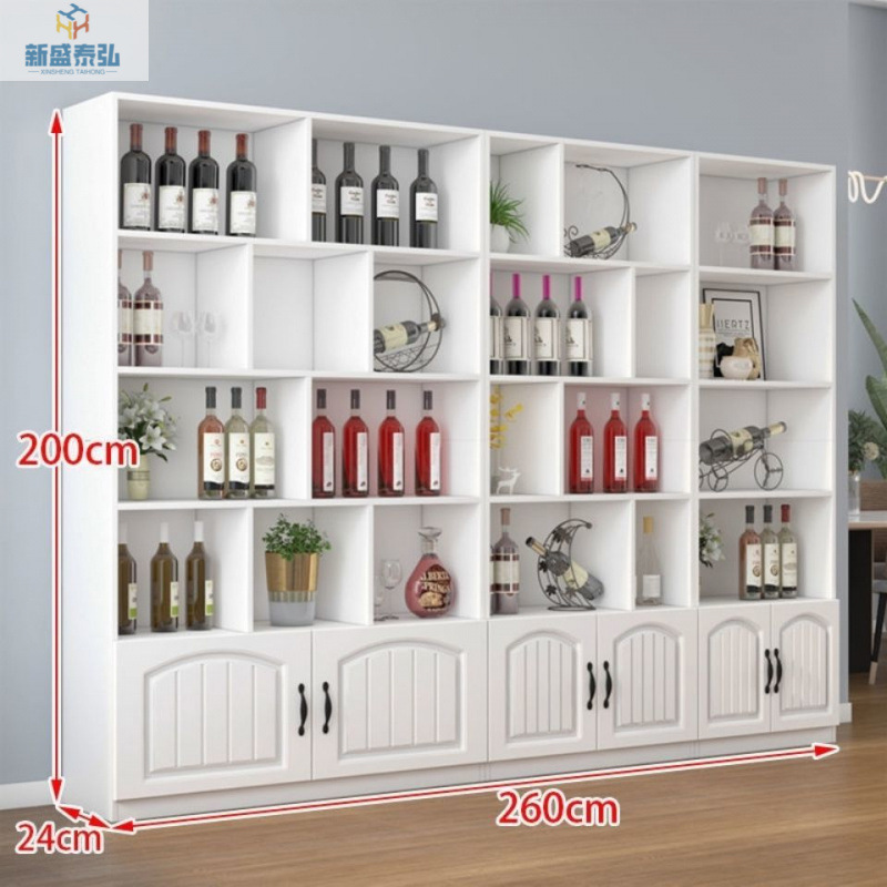 Light Luxury Wine Cabinet Display Cabinet Wine Rack Tea Display Rack Store Wine Cabinet Household Wine Cabinet Floor Cabinet Display Cigarette Cabinet