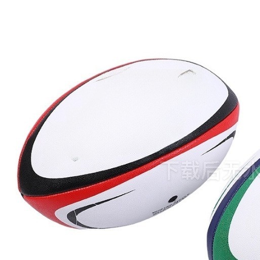 Manufacturer Approved British No. 5 No. 4 Rugby Ball for Professional Club Training and Competition, Machine-Sewn Rubber Material