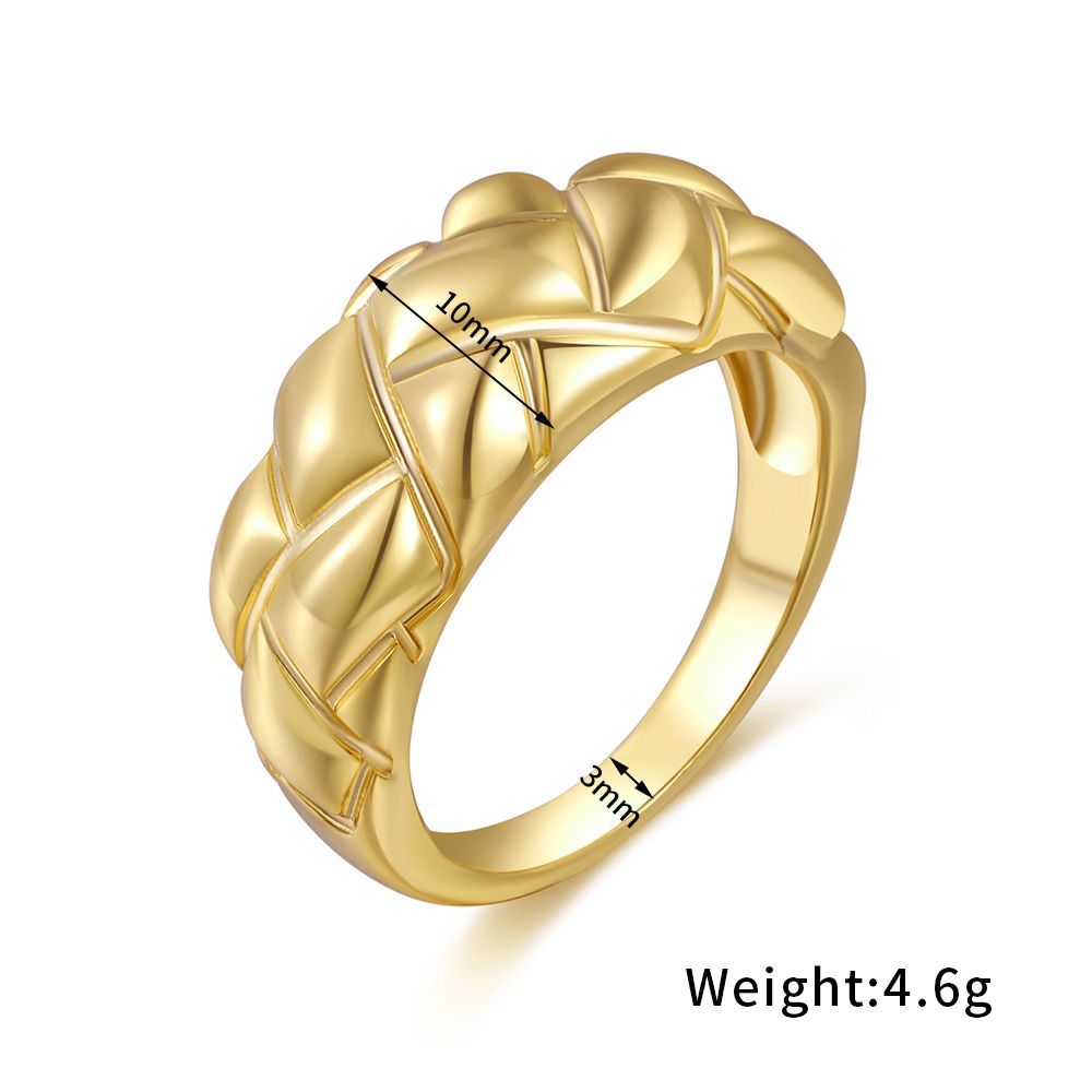 Wholesale Jewelry Retro Pineapple Pattern Copper Ring Nihaojewelry display picture 6