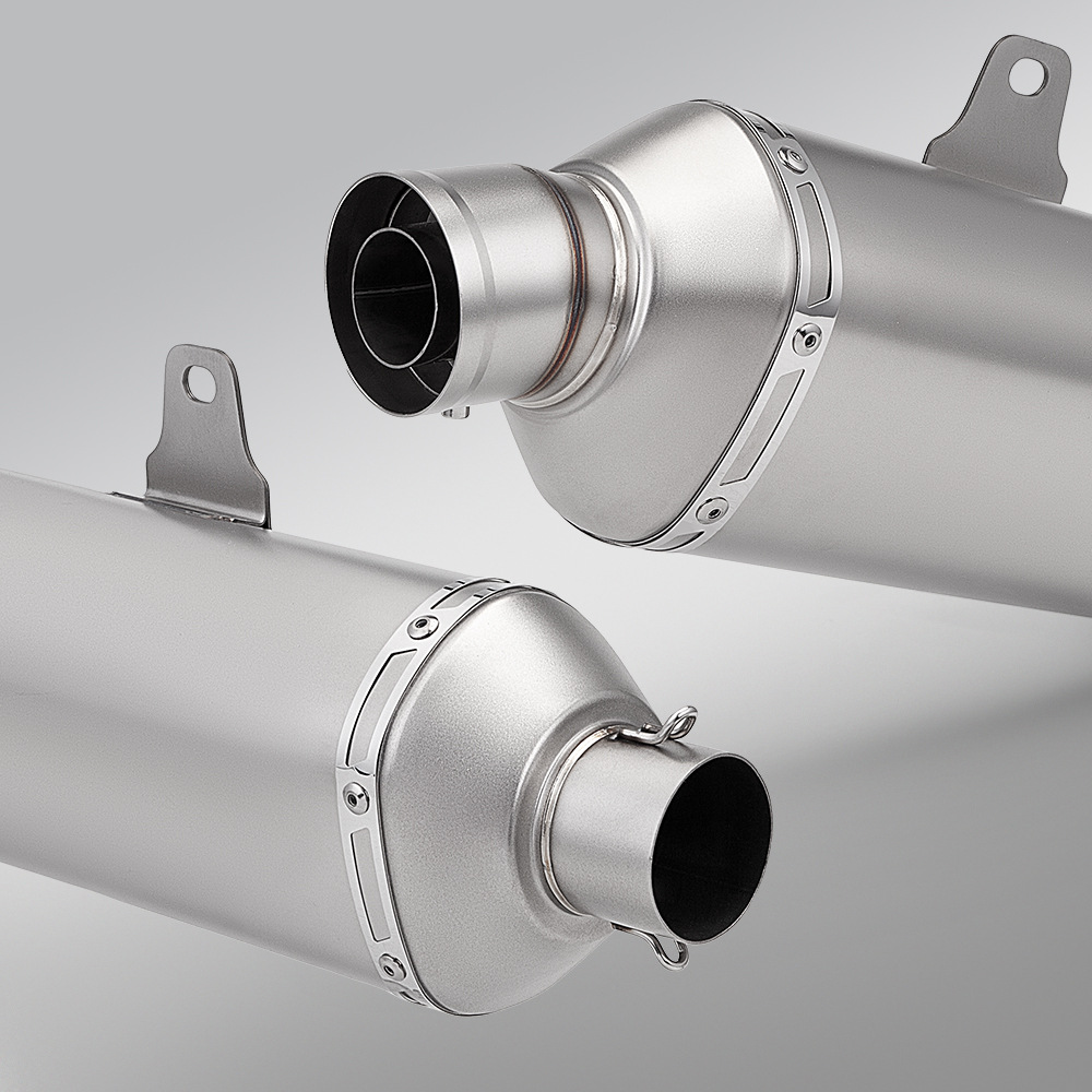 Motorcycle Crf300L Stainless Steel Split Front Exhaust Pipe and Rear Muffler Full Set 2021-2023
