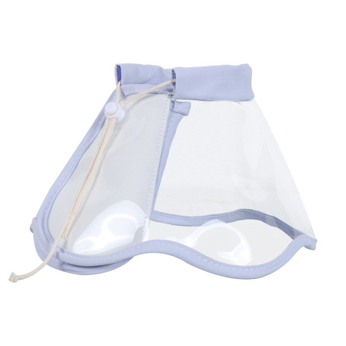 Amazon's new flower transparent Elizabethan circle drawstring beauty protective cat headgear anti-licking postoperative neck collar