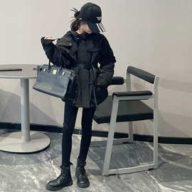 女童加绒外套冬装2025新款女大童秋冬加绒派克服儿童冬季厚冲锋衣