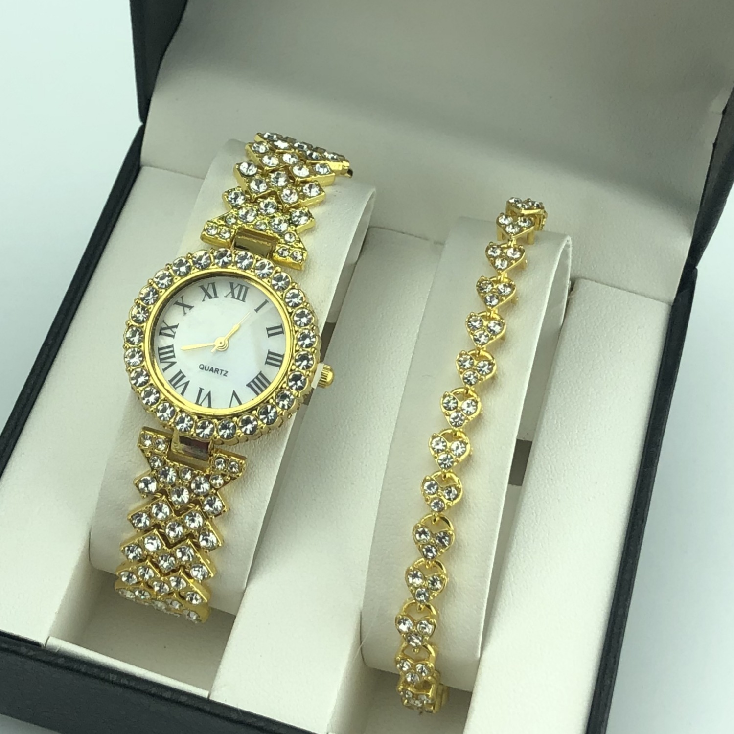 Alloy Strap Material Watch Classification Shiny Solid Color Single Folding Buckle Quartz Women's Watches