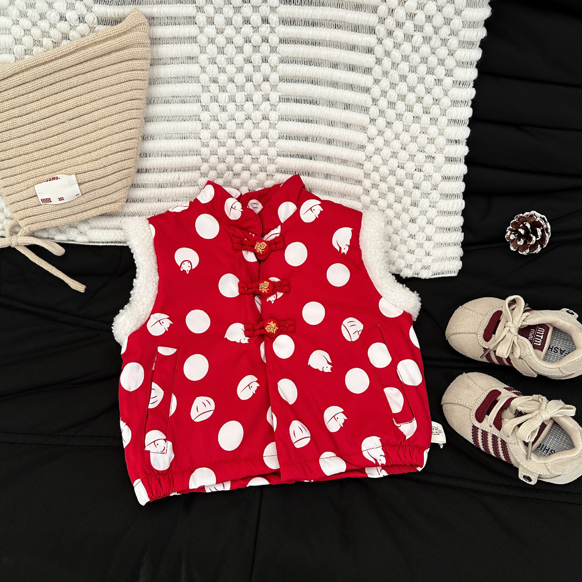 Baby chaleco Tang vestido de aniversario de niños vestido de Año Nuevo chino vestido de Año Nuevo chino vestido de Año Nuevo chino vestido de Año Nuevo chino