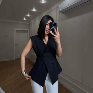 2026新款欧美风修身显瘦不对称小西装外套时尚气质高级感女装上衣