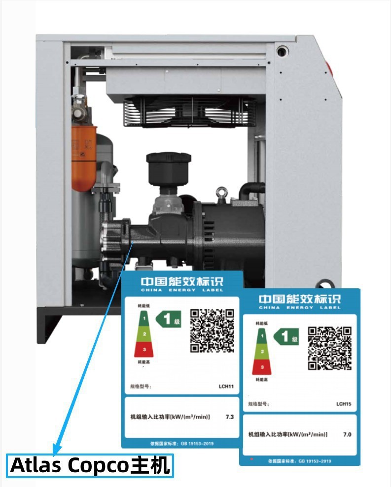 15Kw Kilowatt Permanent Magnet Variable Frequency Screw Air Compressor Industrial Grade Spiral Type 7.5Kw Air Pump Air Compressor