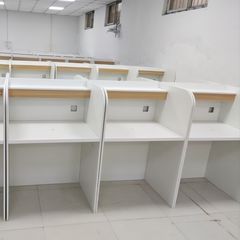 自习桌学生辅导单人自习室桌子考研培训书桌学习桌沉浸隔断封闭桌
