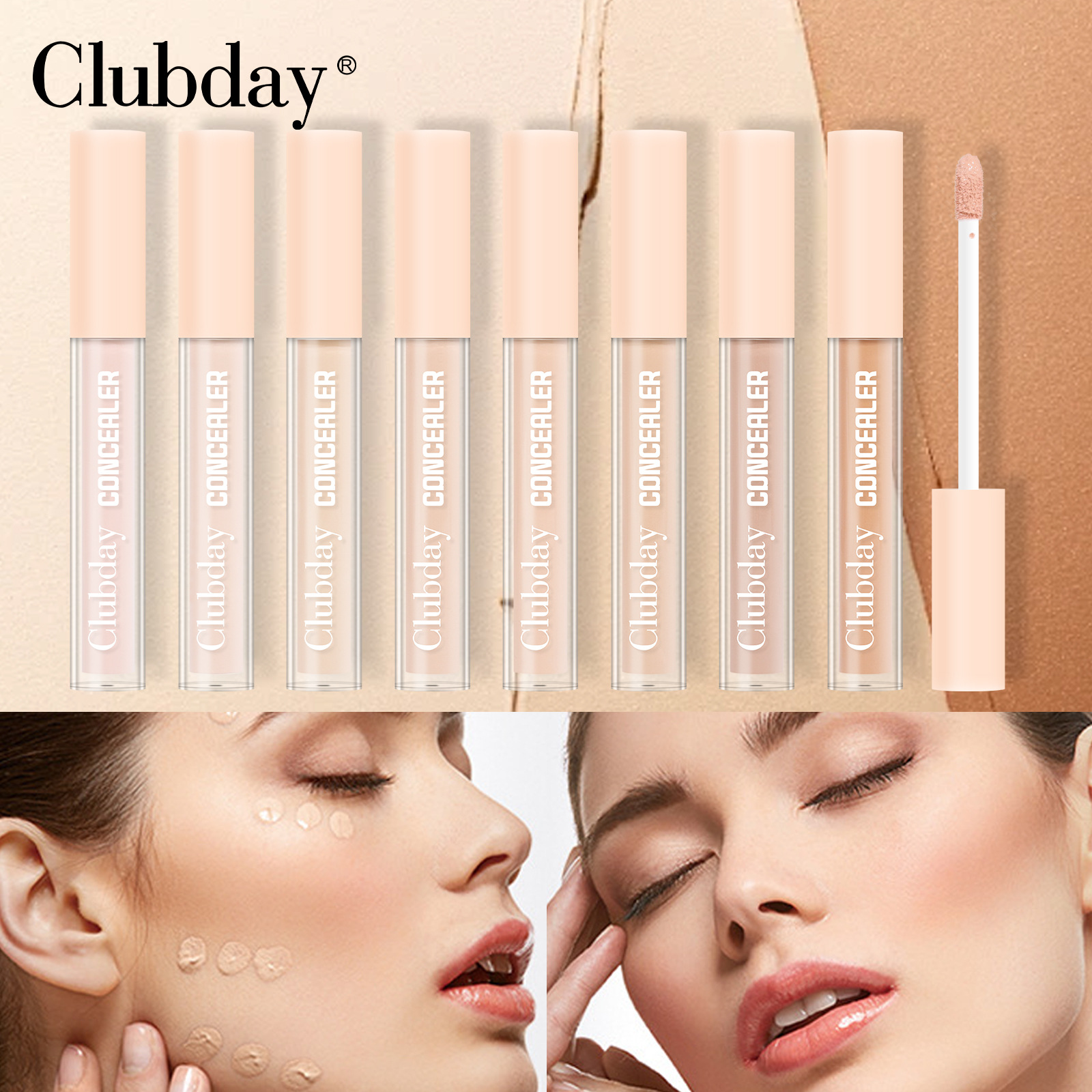 Wholesale of cross-border makeup eight-color contouring liquid and facial contouring cream undefined