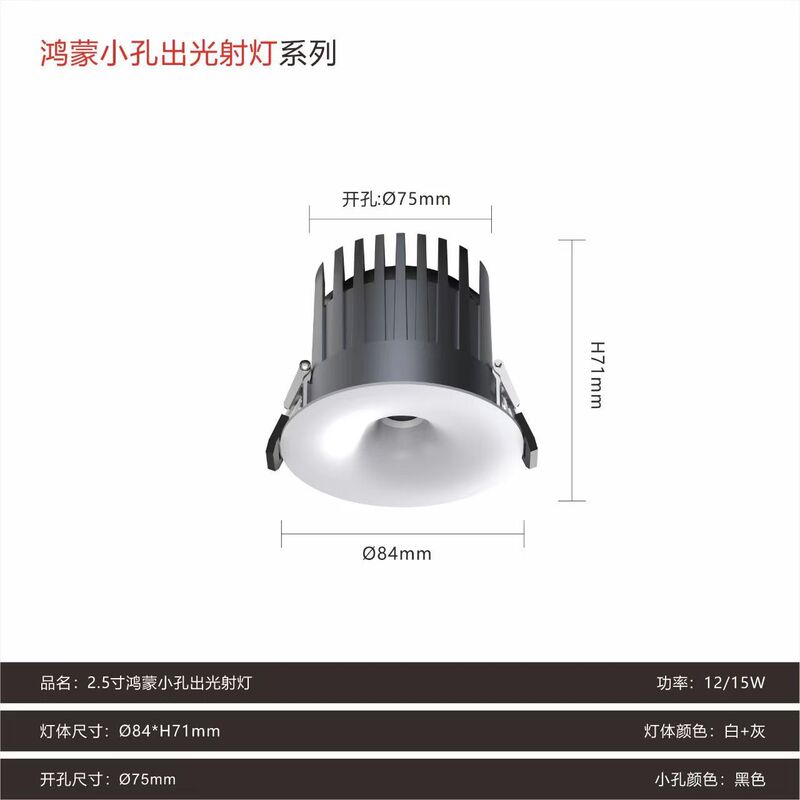 新しいビームスポットライトフレームレス微多孔質ダウンライト埋め込みメインライトなしLEDキー照明目に見えないスポットライト|undefined