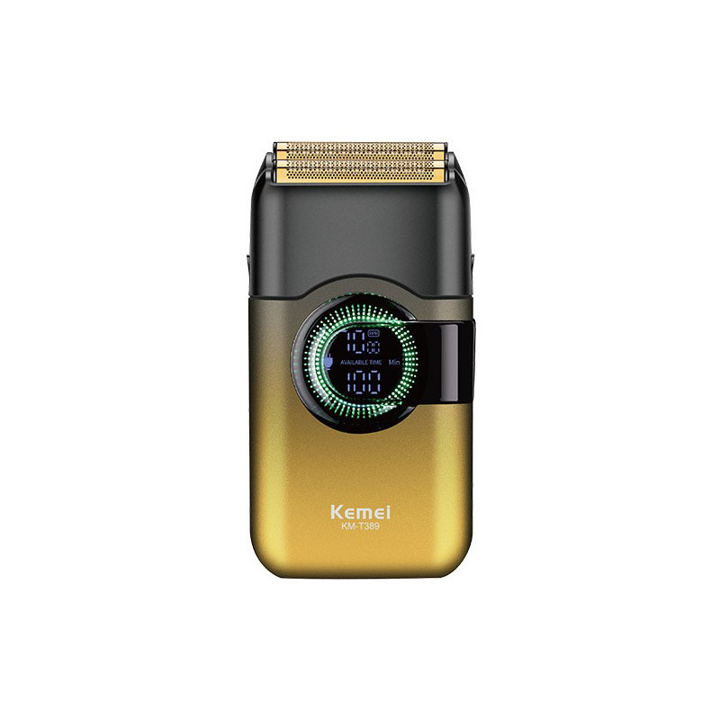 Kemei Kemei maquinilla de afeitar recíproca maquinilla de afeitar recargable para el hogar Máquina de afeitar para hombres eléctrica Pantalla digital