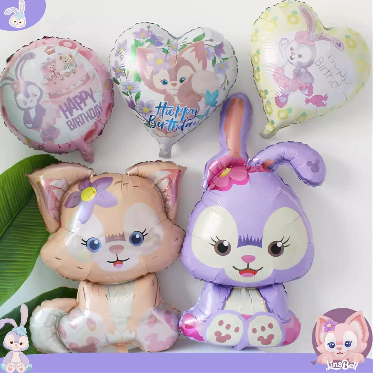 Звездный Делу Линг На Принцесса Белл Воздушный шар мультфильм Детский день рождения Декор Девушки Детская игрушка Фотосъемка