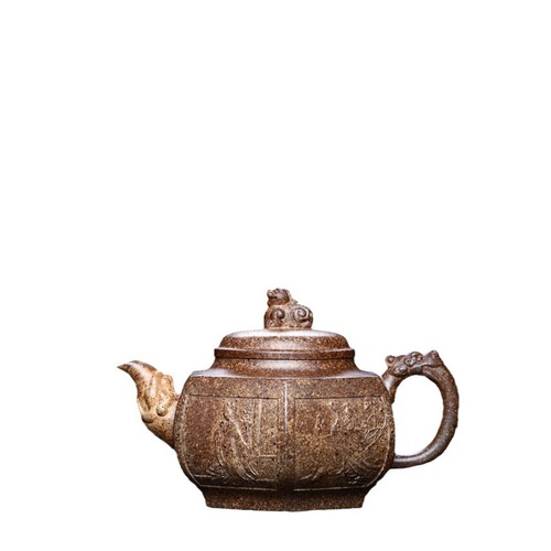 A six-sided teapot, Yixing zisha teapot manufacturer, wholesale, dropshipping tea set, cross-border live streaming gift, WeChat supplier