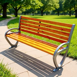 户外实木桌椅;排椅、等候椅;户外金属桌椅