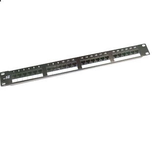 Direct Supply Metal Cable Category 6 Unshielded 24-Port Distribution Frame Computer Room Cabinet Voice Distribution Frame Cable Management Rack