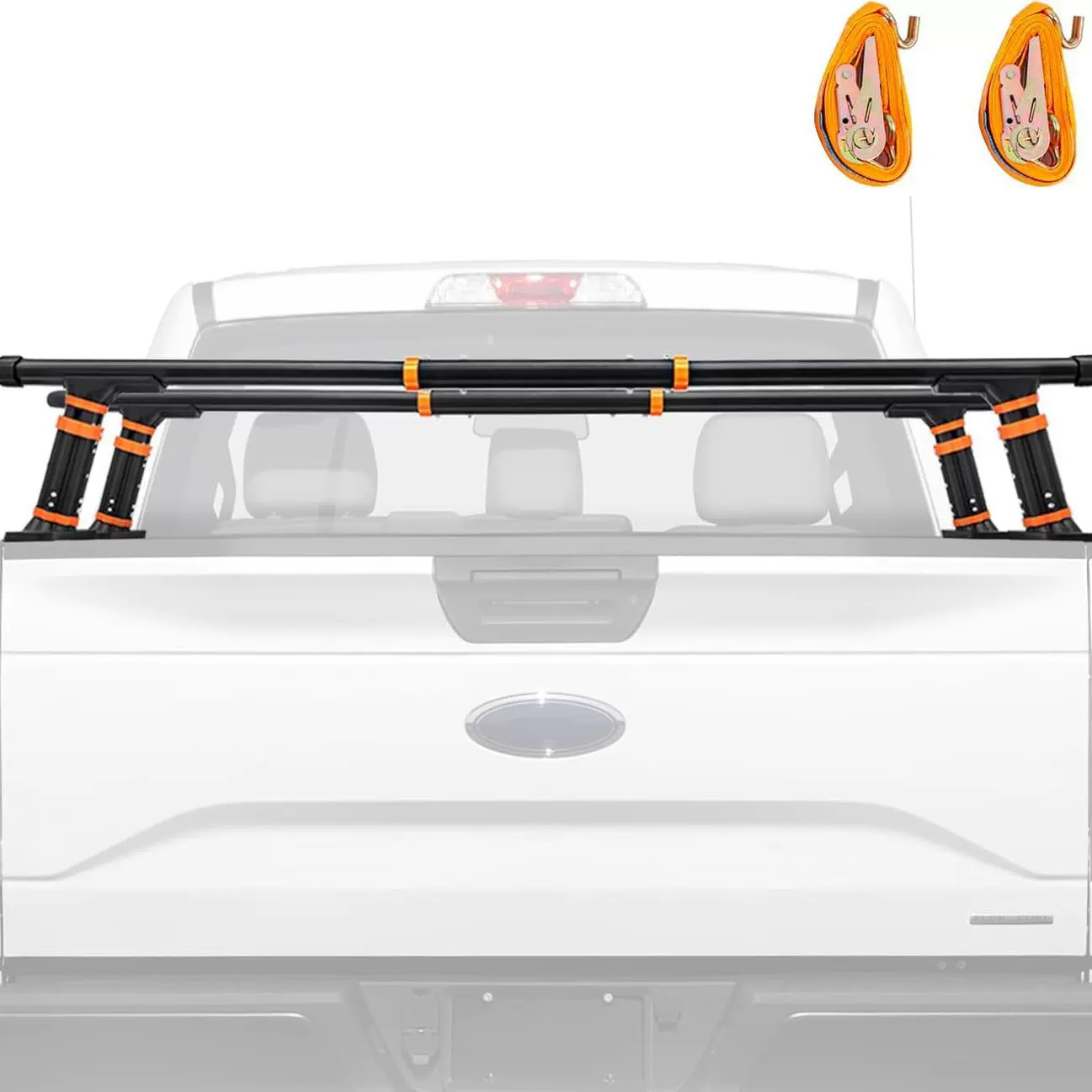 跨境热销 通用皮卡货架 铝合金货架 铝制车床架 可调节2条装