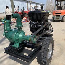 新型浇地高压抽水泵 农田喷灌泵 三寸双叶轮高压泵