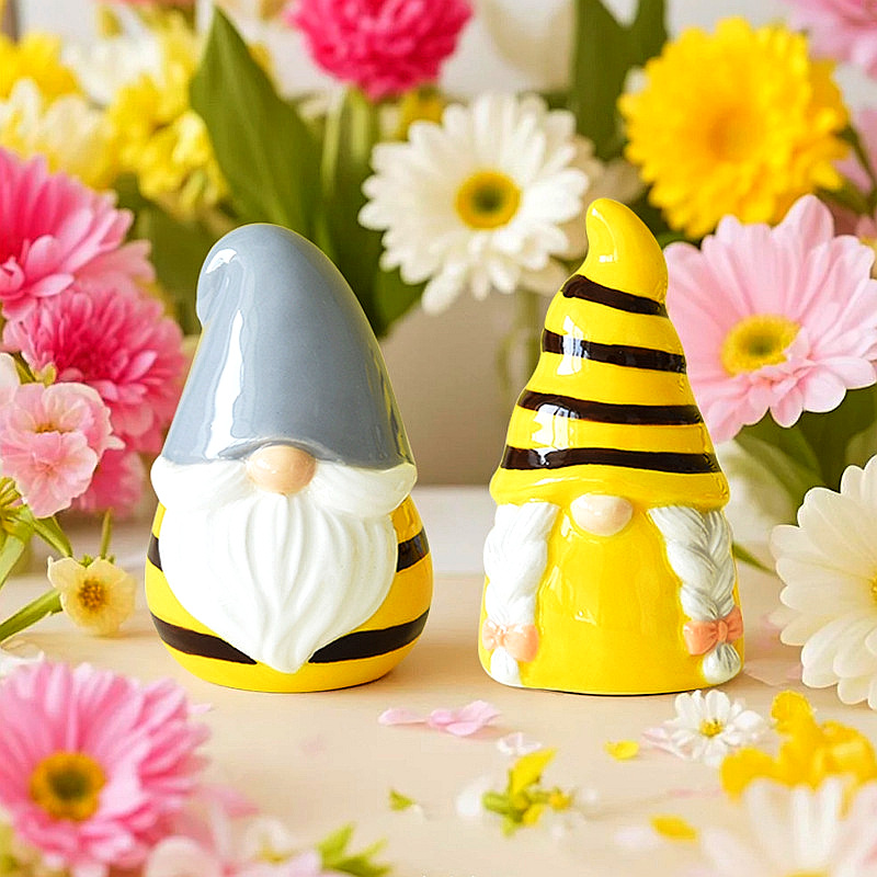 Navidad genio pimienta creativa abeja genio pimienta de alto valor de belleza adornamiento en relieve puede decorar girasol esencia