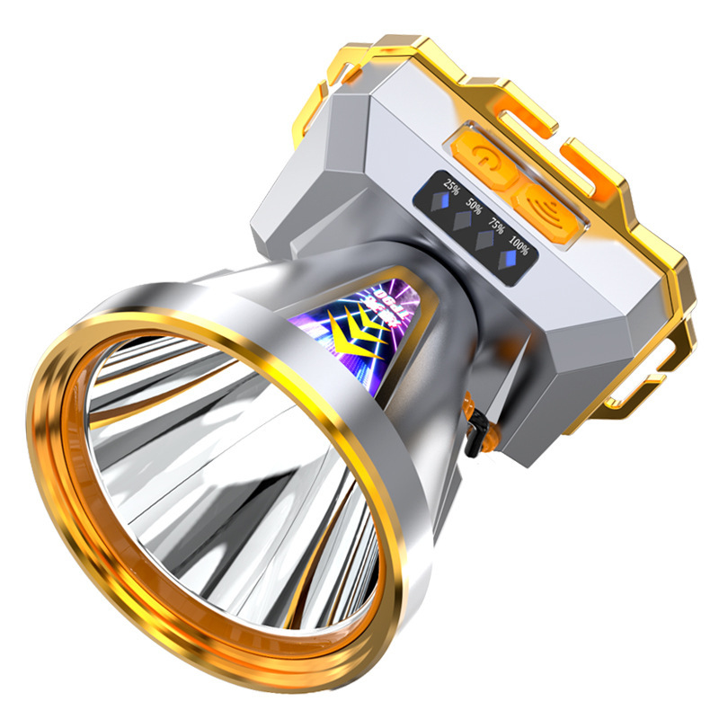 Transfronterizo nuevo faro al aire libre multi-funcional lámpara de Luz Blanca Amarilla láser blanco faro reflector grande larga resistencia