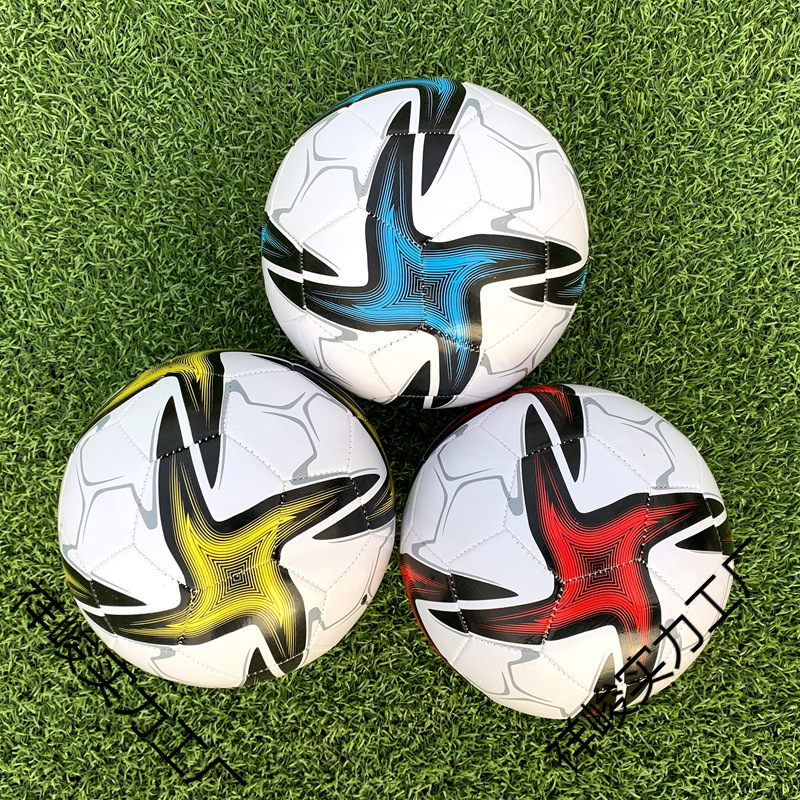 2026 Football No. 5 Children's No. 4 Kindergarten Primary and Secondary School Students Training Competition High School Entrance Examination Pvc Machine-Sewn Football Wholesale