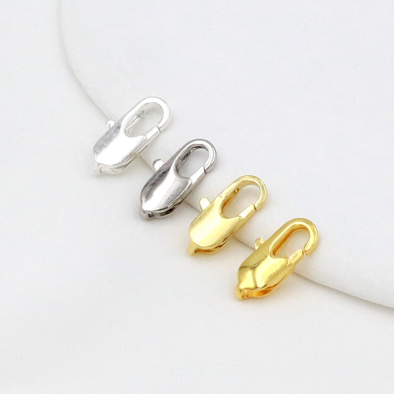 Color-preserving plated 18K real gold 801 lobster clasp 14K gold Japanese word water drop closing clasp bracelet necklace connection clasp B102 Color-preserving plated 18K real gold 801 lobster clasp 14K gold Japanese word water drop closing clasp bracelet necklace connection clasp B102