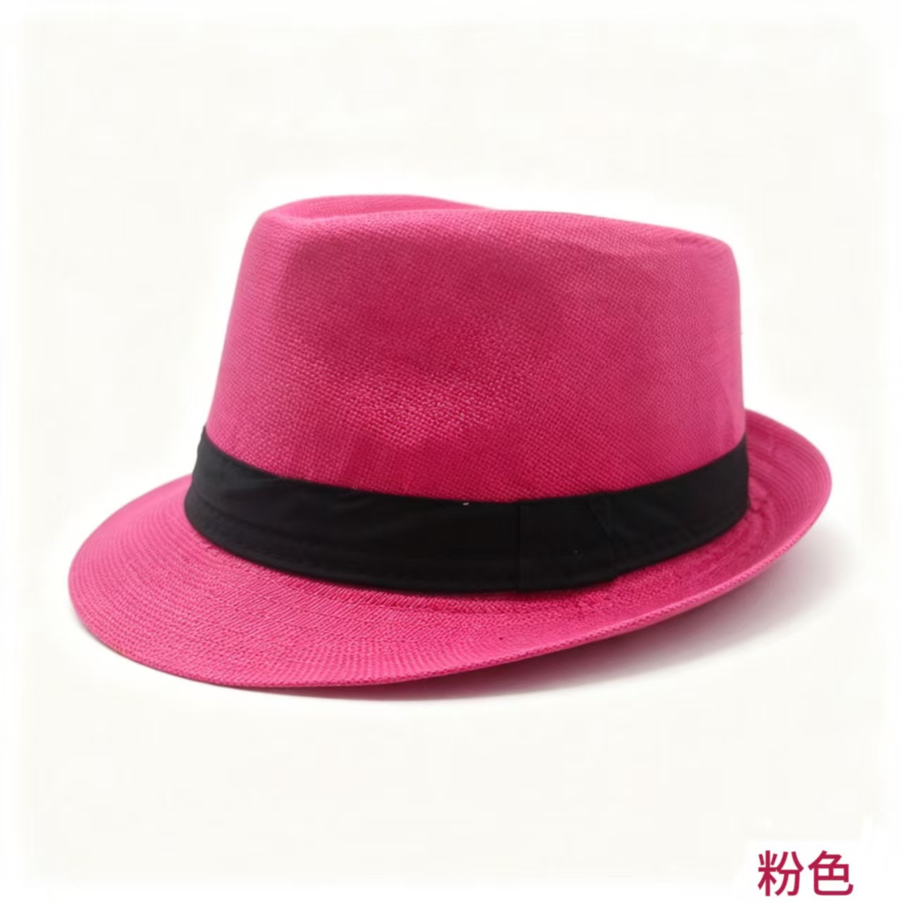 Sombrero Fedora para Hombre de Lino, Transpirable, Protección Solar y A Prueba de Viento, para Playa y Ocio