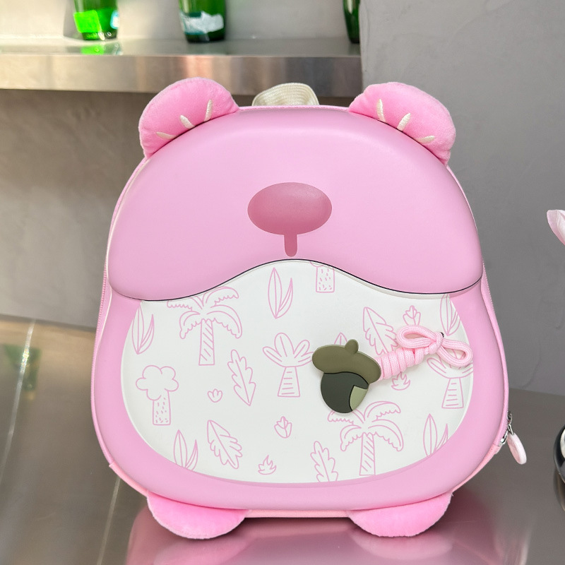 Sound Bear Kindergarten Mochila Mochila Dibujos animados Cute de gran capacidad Protector de columna Reducción de carga Mochila para niños Mochila Fabricante