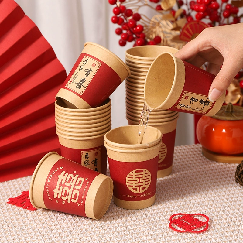 Свадебные принадлежности Daquan Happiness Бумажный стаканчик для свадебных свадеб