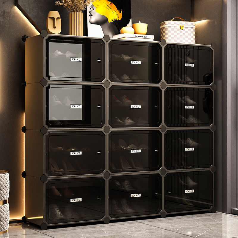 Shoe Cabinet for Home Entrance, New 2025 Popular Model, Multi-Layer Large Capacity Indoor Balcony Shoe Rack for Hallway and Entrance