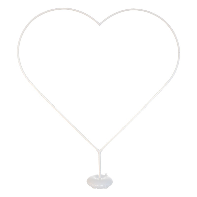 Venta al por mayor globo piso flotante columna soporte carretera plomo corazón-en forma de círculo de aire amor boda cumpleaños fiesta decoración suministros