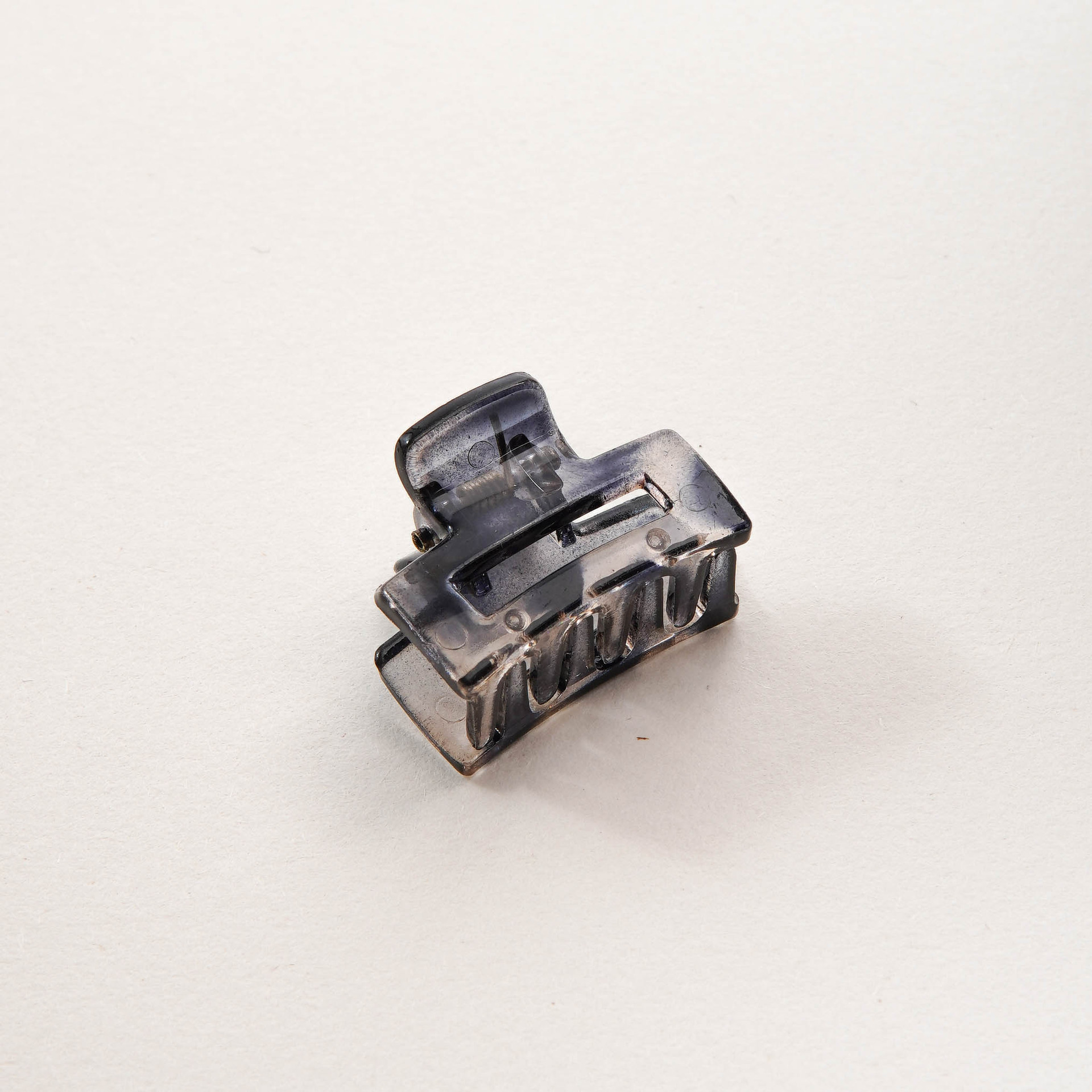 Clip de agarre cuadrado hueco esmerilado brillante clip de tiburón color sólido simple transfronterizo medio atado cabeza trasera clip de cabello tocado image 15
