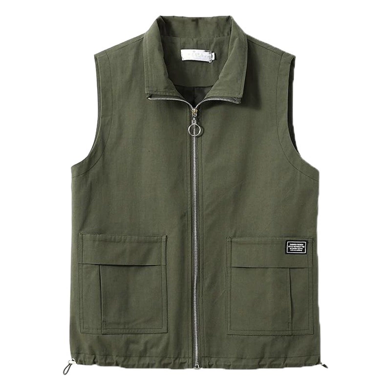 Женский короткий жилет среднего возраста, осень 2025, новая повседневная свободная верхняя одежда на талии, универсальный тонкий жилет для мамы