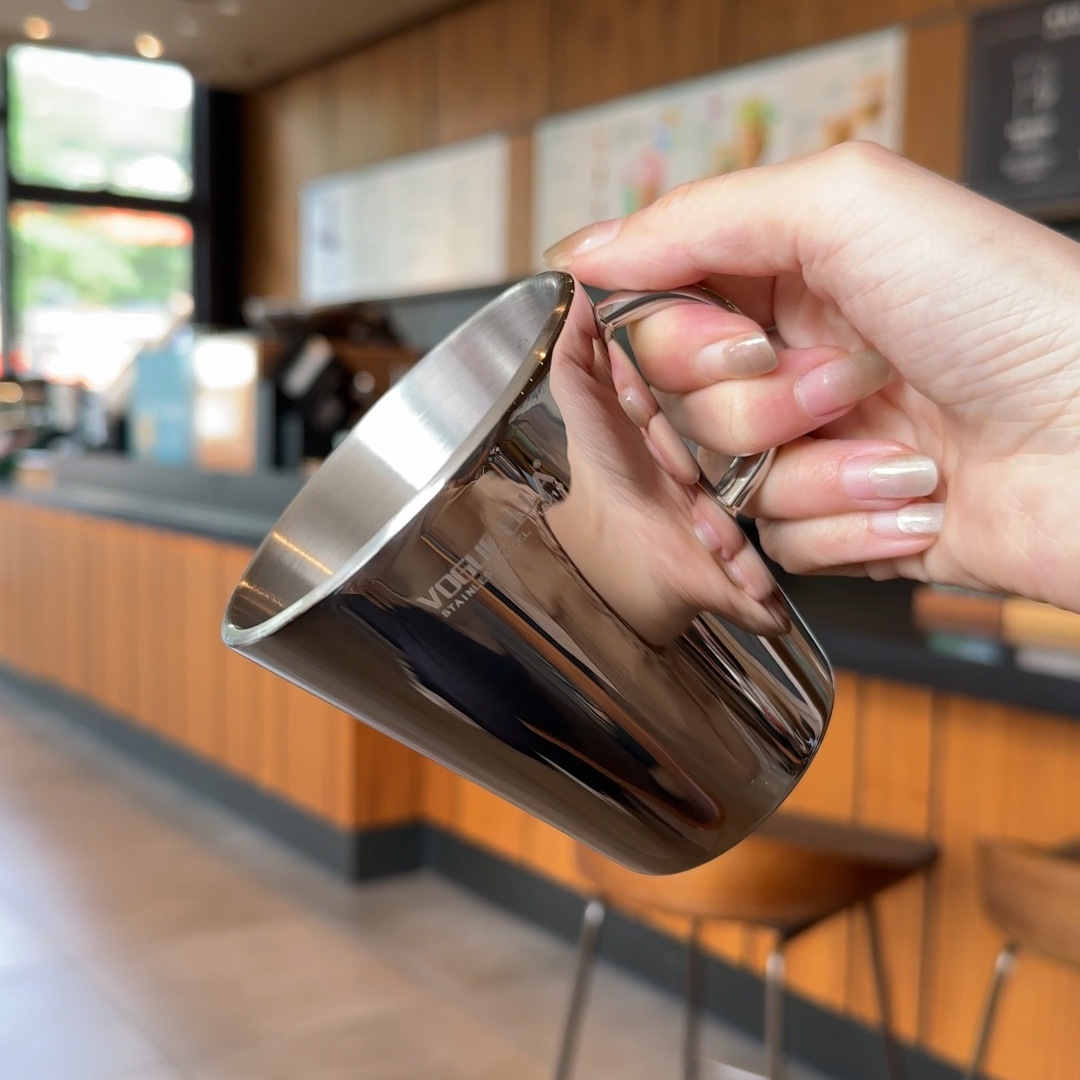 [Exportación de Alemania] 316 tazas de café de acero inoxidable lujoso ligero taza de oficina de alto valor de taza de agua