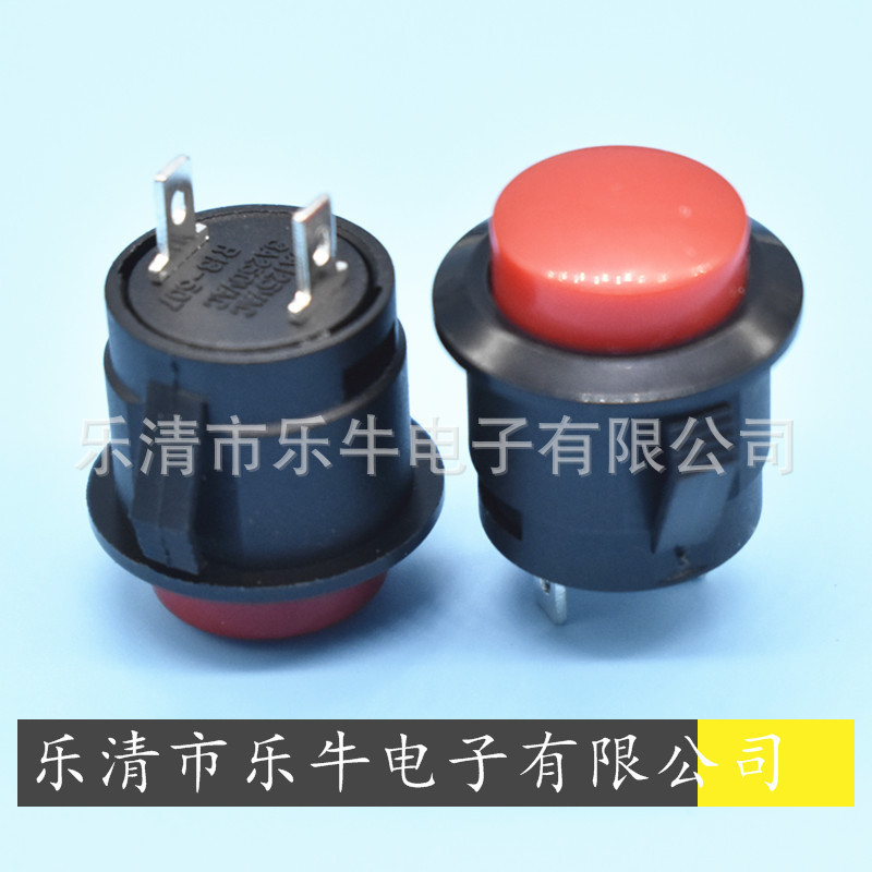 卡式按钮开关R13-507自复位无锁开关无锁按键开关16 PBS1-16