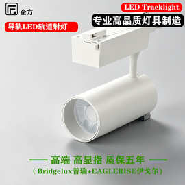COB轨道灯二三线四线高显色超市连锁店商用补光30WLED导轨式射灯