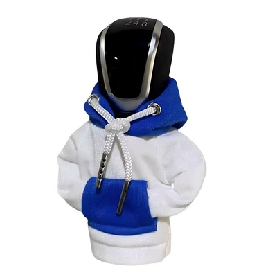 Lever Car Accessory, Sürətlər qutusu və əl tormozu başlıqları - contrasting-blue-and-white