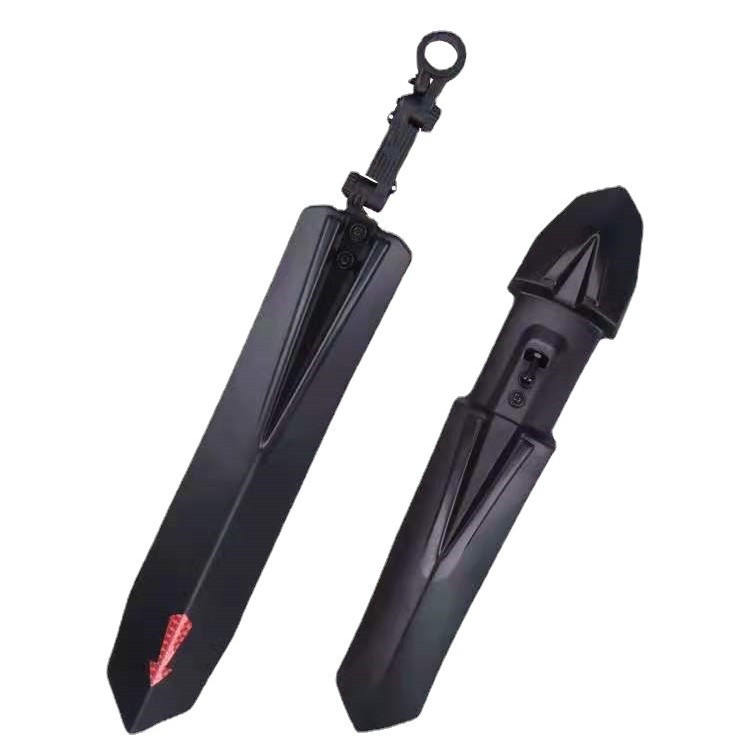 Guardabarros para bicicleta de montaña de 26 pulgadas, guardabarros delantero y trasero reflectante para ciclismo