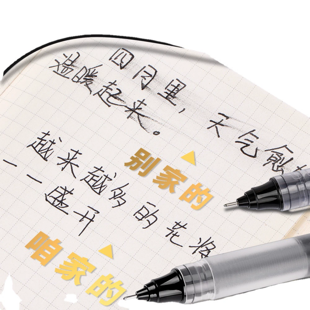 Rollerball quick dry rollerball pen