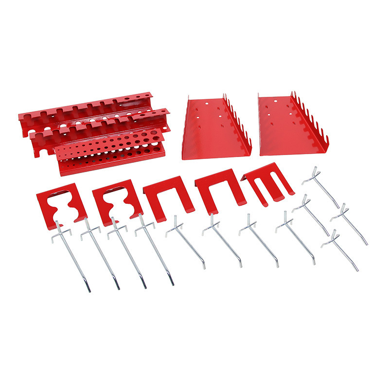 Panel de Herramientas Shengjing, Tablero de Almacenamiento con Ganchos para Colgar en la Pared, Estante para Materiales, Panel Perforado con Orificios Cuadrados para Montar en la Pared