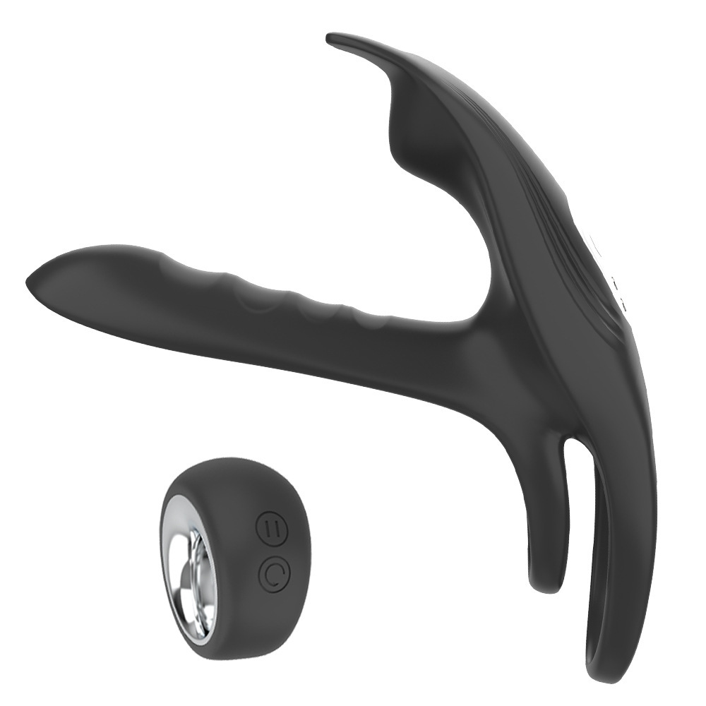 Black Fox Remote Control Vibrating Ring