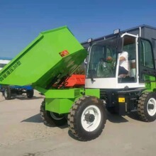 前卸式柴油自卸蹦蹦车 建筑工地柴油前卸式翻斗车 四轮两驱工程车