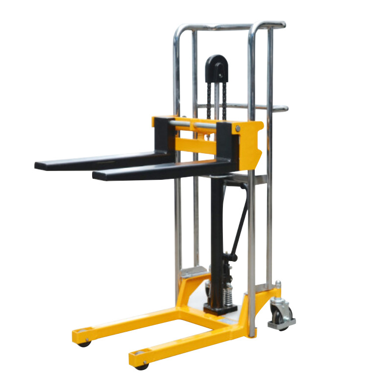 Apilador pequeño elevador plataforma de carga y descarga carretilla elevadora de equipaje Qianbao eléctrico ligero manual hidráulico