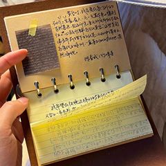 レトロレッド A7 牛革ハンドブックルーズリーフノートブック取り外し可能なノートブック diy 学生ポータブルノートブック