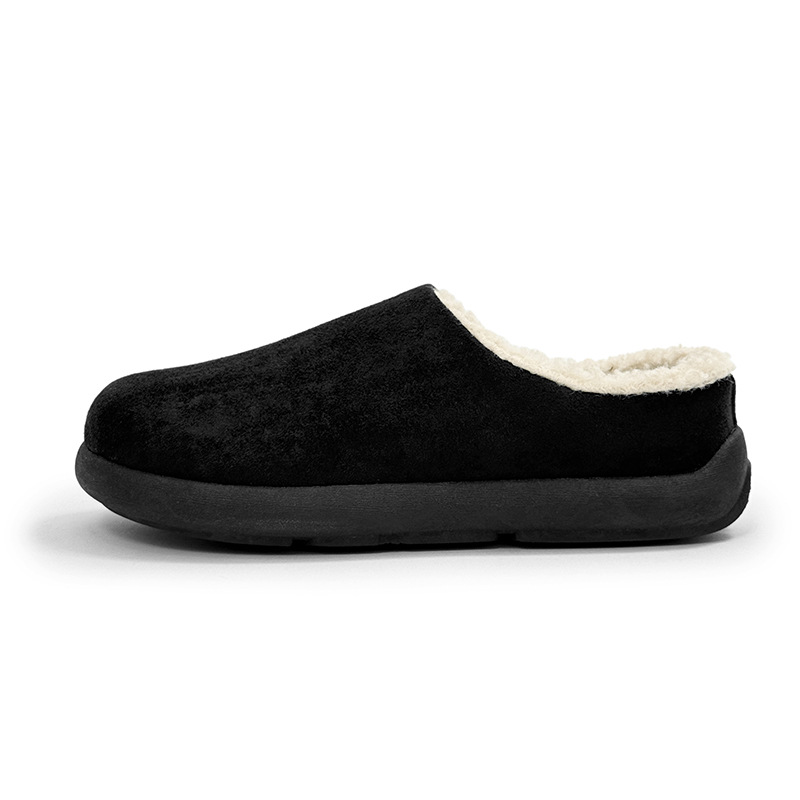 Moda universal de una sola pie zapatos de patina de aire de goma para hombre 2025 nuevo invierno con algodón calentamiento casual zapatos burken