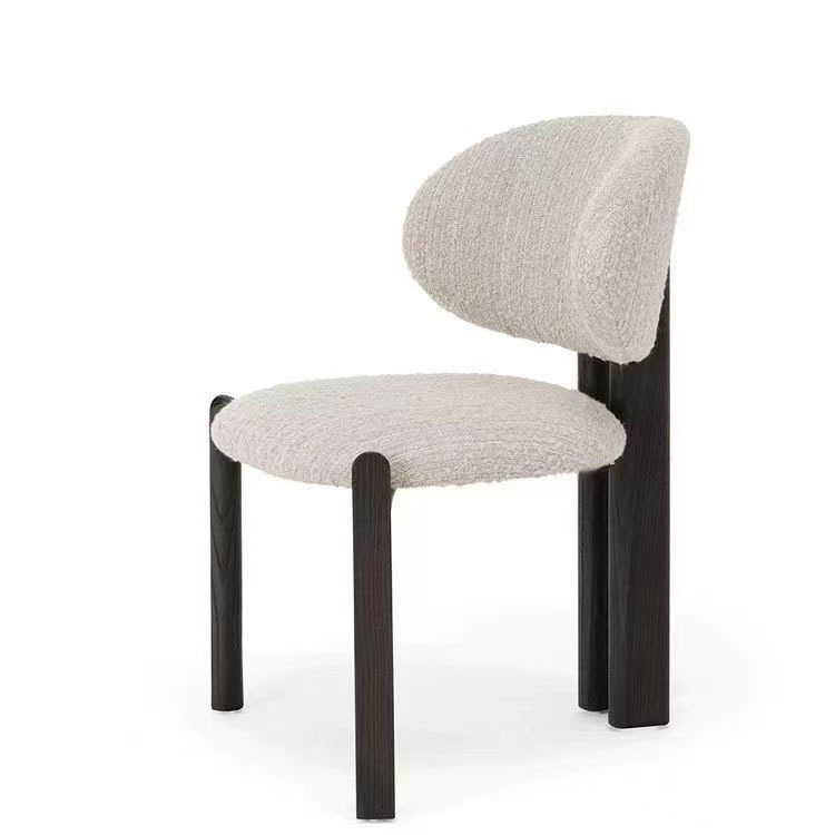 Mesa de comedor de hotel de caja de madera maciza cadena de restaurantes occidentales diseñadores de estilo antiguo asiento de tela de caña