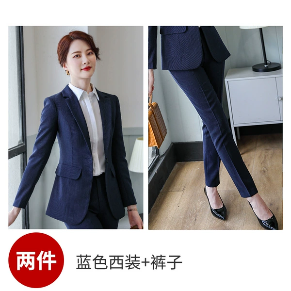 YQ-A107 blue jacket+B106 pants