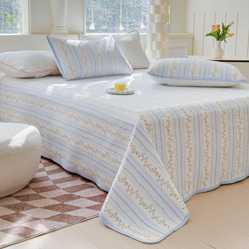 2025 nueva cubierta de cama de tatami de algodón de una sola pieza 2025 nuevo traje de tres piezas de sábanas antideslizantes de algodón universal de cuatro estaciones